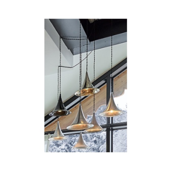 Origins of Light Solar Lamp Brushed Brass