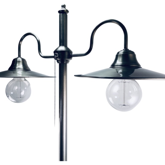 Floor lamp T53 Raw Steel