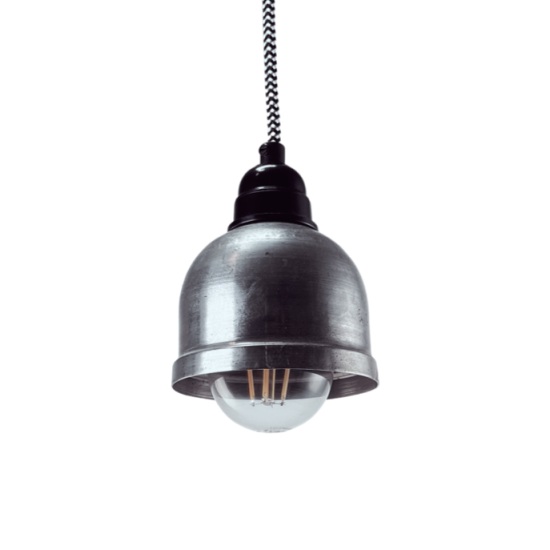 Origins Punk Lamp Raw Steel Bakelite