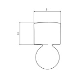 Wall Loft Lamp T25 Brass