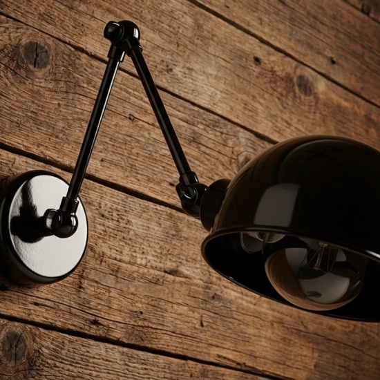 Wall Loft Lamp punk Big Black
