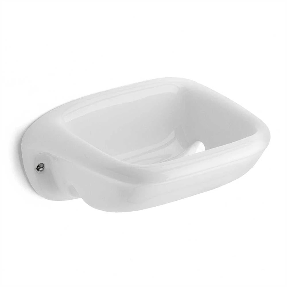 THPG 182657 Uchwyt na papier toaletowy, biała porcelana
