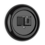 THPG 174043 Gniazdo USB-C 3.1 porcelana czarna