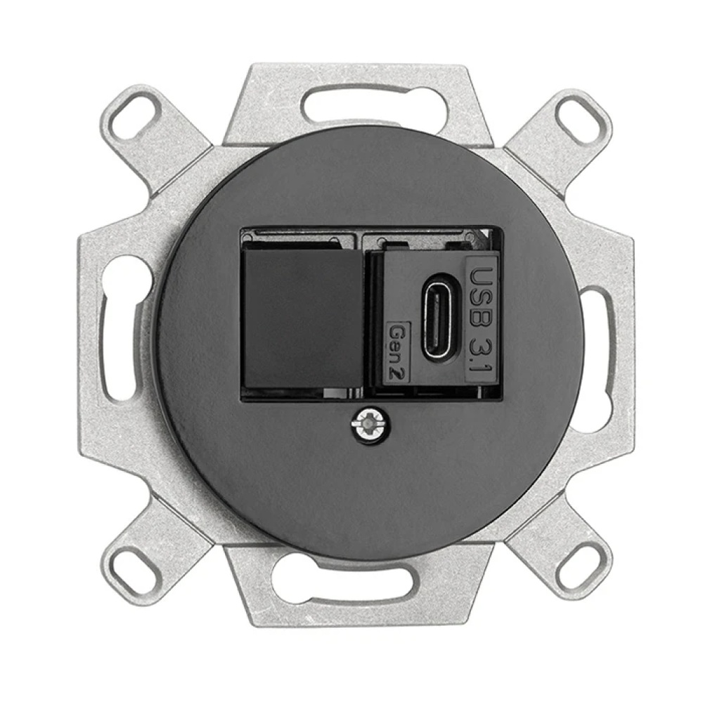 THPG 174043 Gniazdo USB-C 3.1 porcelana czarna