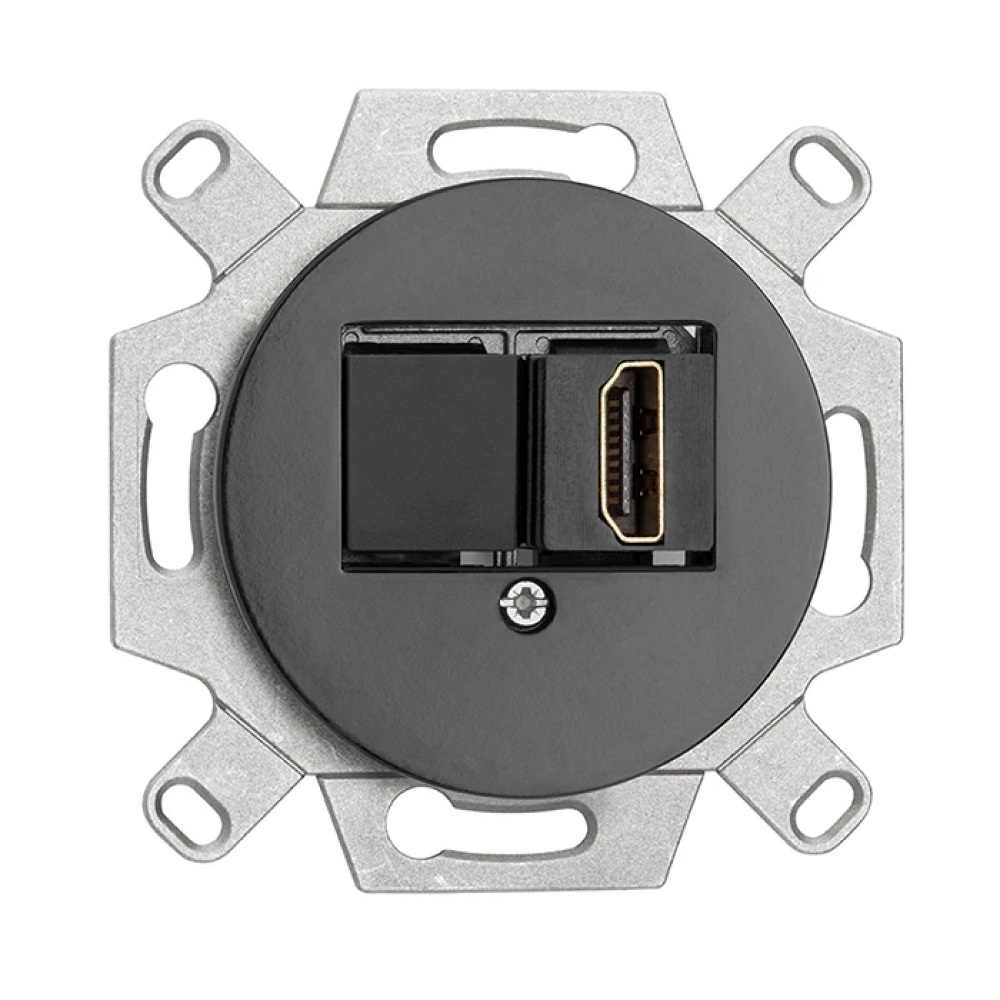 THPG 174044 Gniazdo HDMI, czarna porcelana