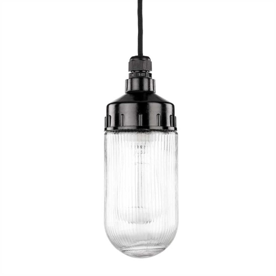 THPG 100848 Lampa wisząca ze szkła prasowanego, przezroczysta