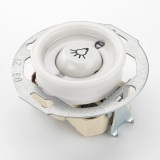 THPG 173077 Przycisk zwierny z symbolem Światło porcelana biała