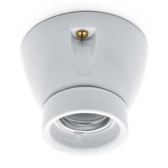THPG 152643 Oprawa sufitowa porcelanowa Angle45 E27 biały
