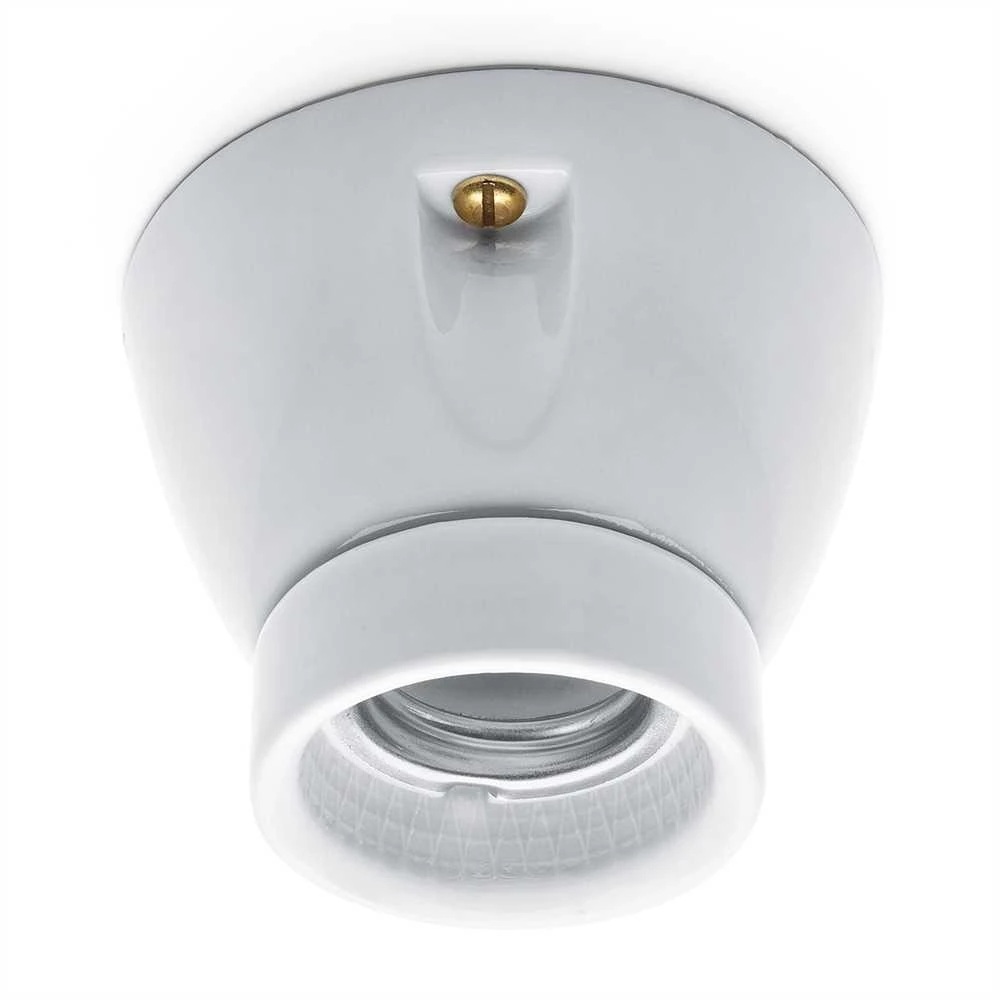 THPG 152643 Oprawa sufitowa porcelanowa Angle45 E27 biały