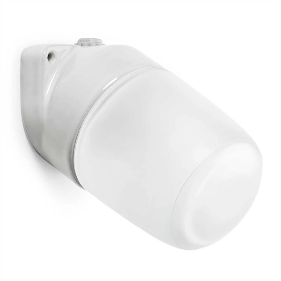 THPG 100767 Lampa ścienna do sauny LISILUX biała S, klosz matowy (trawiony)