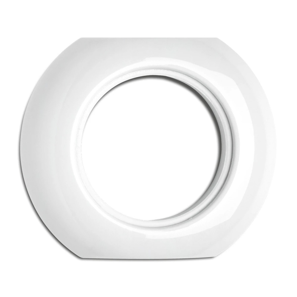 THPG 173087 Ramka środkowa do gniazdek oraz włączników porcelana biała