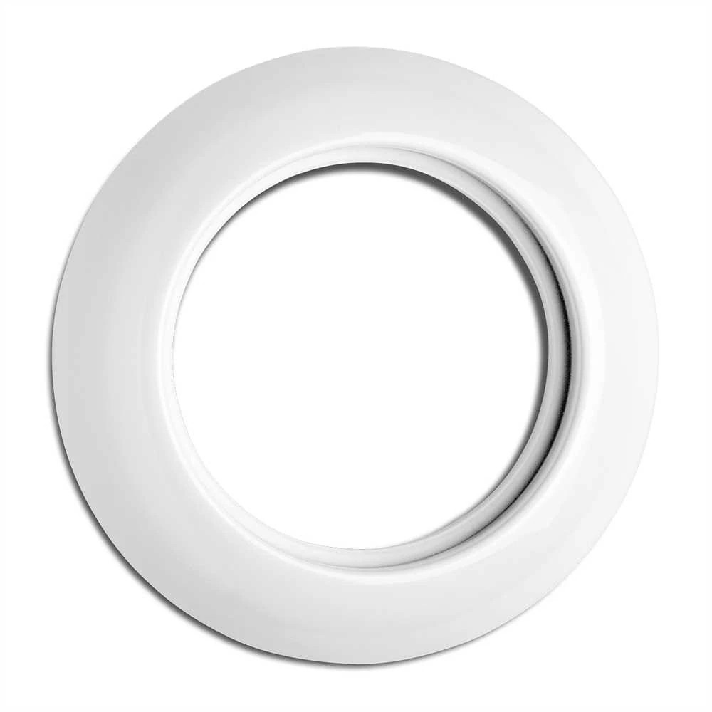 THPG 173086 Ramka pojedyncza do gniazd multimedialnych porcelana biała