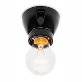 THPG 152649 Oprawa sufitowa porcelanowa E27 czarny — zdjęcie 3