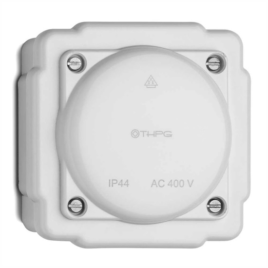 THPG 100923 Puszka natynkowa duroplast biała