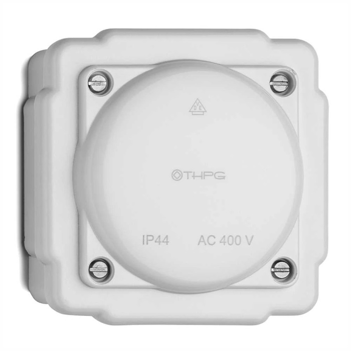 THPG 100923 Puszka natynkowa duroplast biała