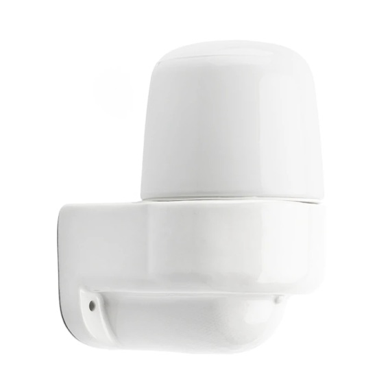 THPG 101277 Lampa ścienna konsolowa do sauny LISILUX biała M, opalizowana