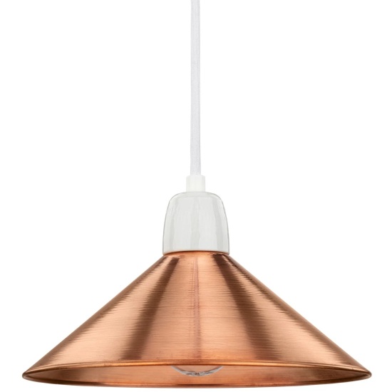 THPG 101289 Lampa wisząca MINIMAL 1 porcelana, miedź