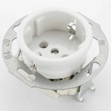 THPG 173067 Gniazdo z uziemieniem schuko porcelana biała