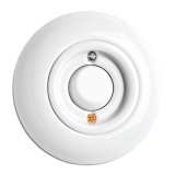 THPG 173075 Włącznik kołyskowy kontrolny podświetlany porcelana biała