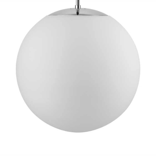 THPG 191004 Klosz kula do lampy wiszącej 30 cm biały satynowy