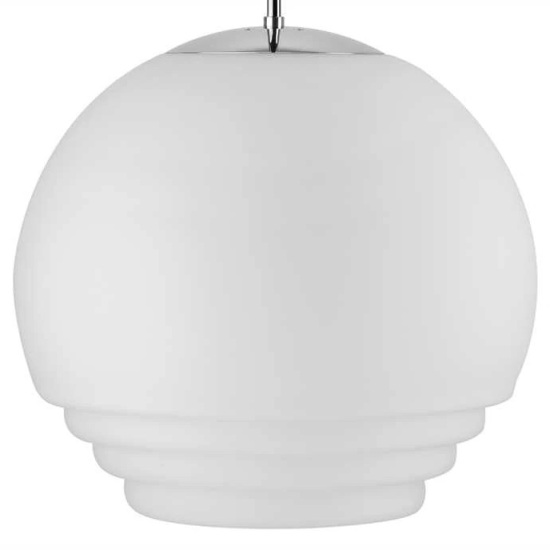 THPG 191008 Klosz schodkowy do lampy wiszącej 35 cm biały satynowy