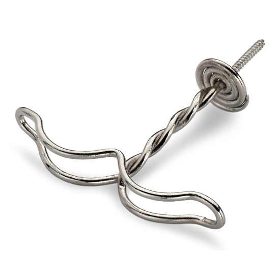 THPG 281361 Podwójny haczyk kotwiczny Kulturbeslag 8136 ze stali niklowanej 64 mm