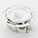 THPG 100572 Włącznik podwójny dźwigniowy duroplast biały