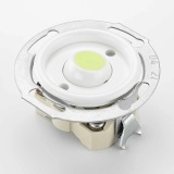 THPG 100981 Przycisk zwierny bez piktogramu fluorescencyjny duroplast biały