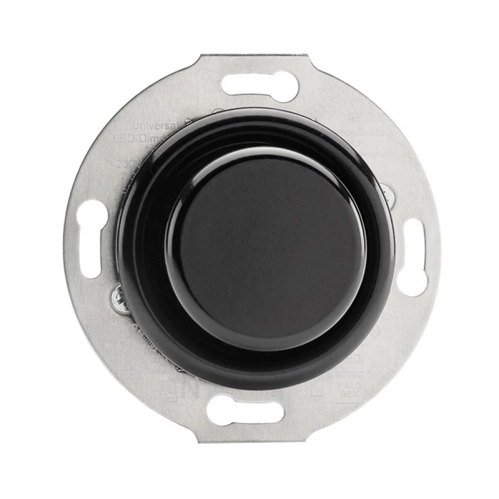 THPG 100410 Ściemniacz obrotowy uniwersalny LED 3-80W bakelit czarny