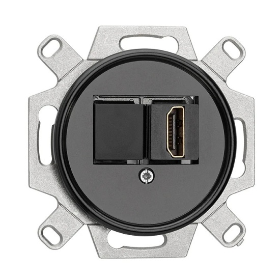 THPG 101364 Gniazdo HDMI bakelit czarny