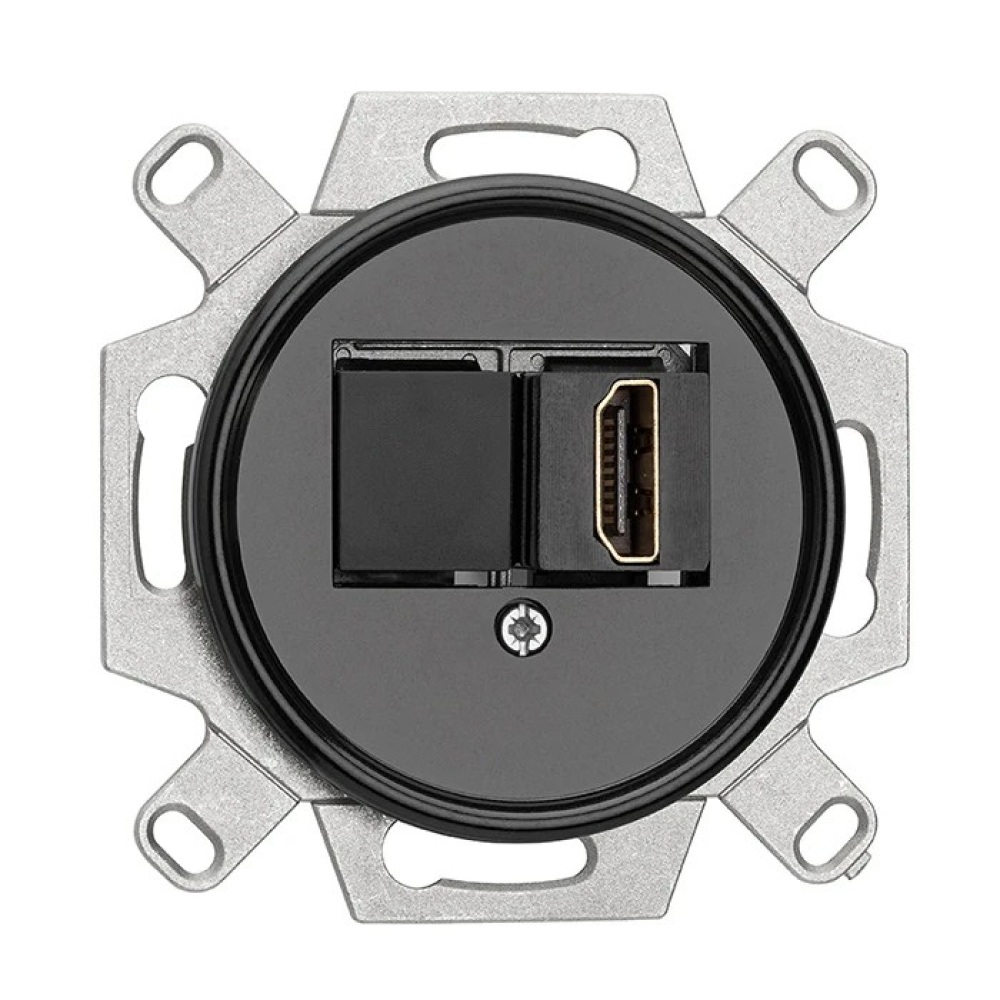 THPG 101364 Gniazdo HDMI bakelit czarny
