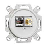 THPG 101359 Gniazdo SAT/Data duroplast biały