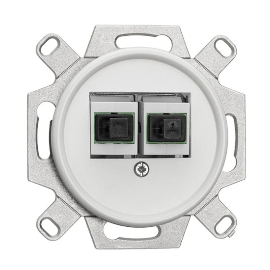 THPG 101357 Gniazdo światłowodowe LWL Simplex duroplast biały