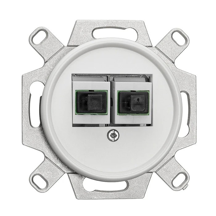 THPG 101357 Gniazdo światłowodowe LWL Simplex duroplast biały