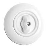 THPG 173085 Ramka pojedyncza do gniazdek oraz włączników porcelana biała