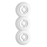 THPG 173087 Ramka środkowa do gniazdek oraz włączników porcelana biała