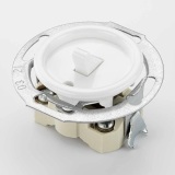 THPG 176405 Włącznik dźwigniowy pojedynczy/schodowy duroplast biały
