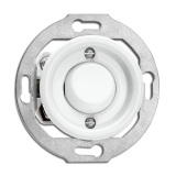 THPG 173076 Przycisk zwierny DZWONEK/ŚWIATŁO bez piktogramu porcelana biała