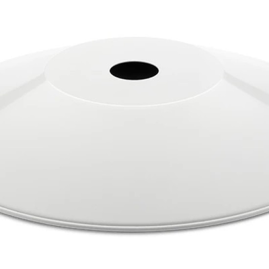 THPG 101255 Klosz MINIMAL z blachy stalowej, płaski, biały