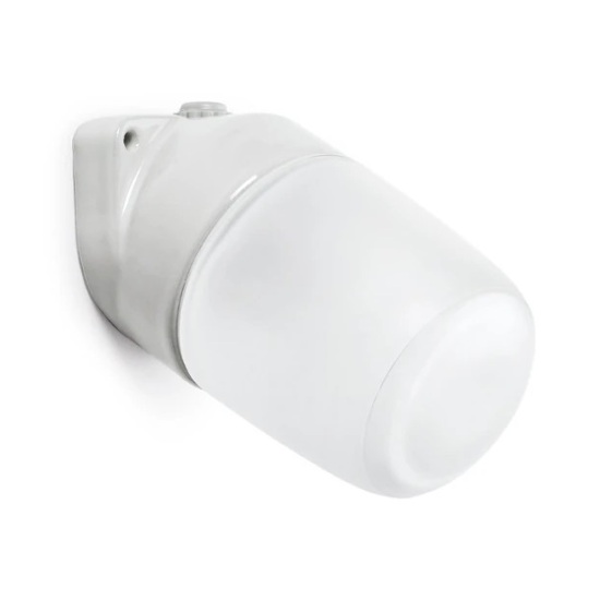 THPG 100757 Lampa ścienna LISILUX biała S, klosz matowy (trawiony)
