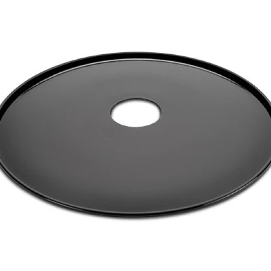 THPG 101089 Klosz MINIMAL z blachy stalowej emaliowanej, czarny, mały