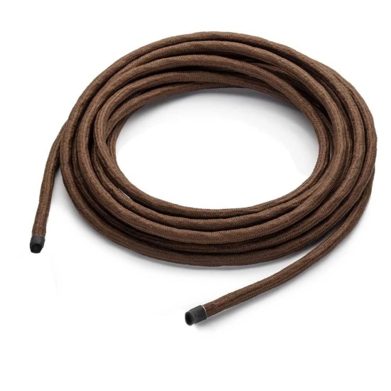THPG 101141 Kabel w oplocie tekstylnym 3 x 0,75, trójżyłowy, z elementem nośnym - brązowy