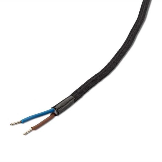 THPG 900534 Kabel w oplocie tekstylnym, wybrany kolor - czarny